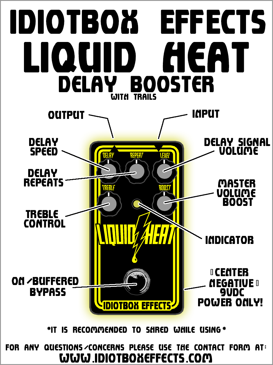 Liquid Heat Delay Booster | IdiotBox Effects